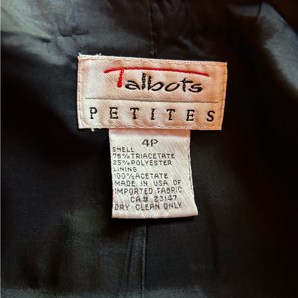 Talbots Classic Double Breasted Blazer - image 3